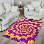 Spiral Expansion Moving Optical Illusion Area Rug GearFrost