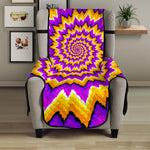 Spiral Expansion Moving Optical Illusion Armchair Protector