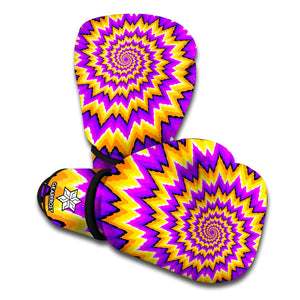 Spiral Expansion Moving Optical Illusion Boxing Gloves