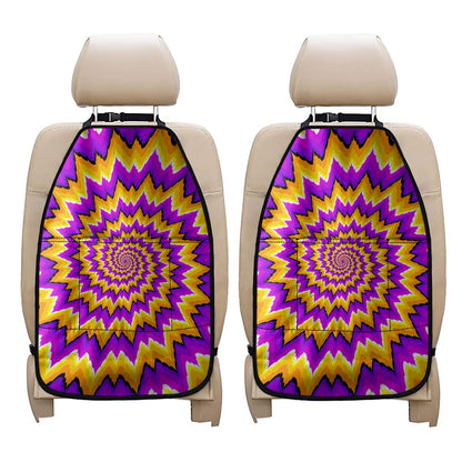 Spiral Expansion Moving Optical Illusion Car Seat Organizers