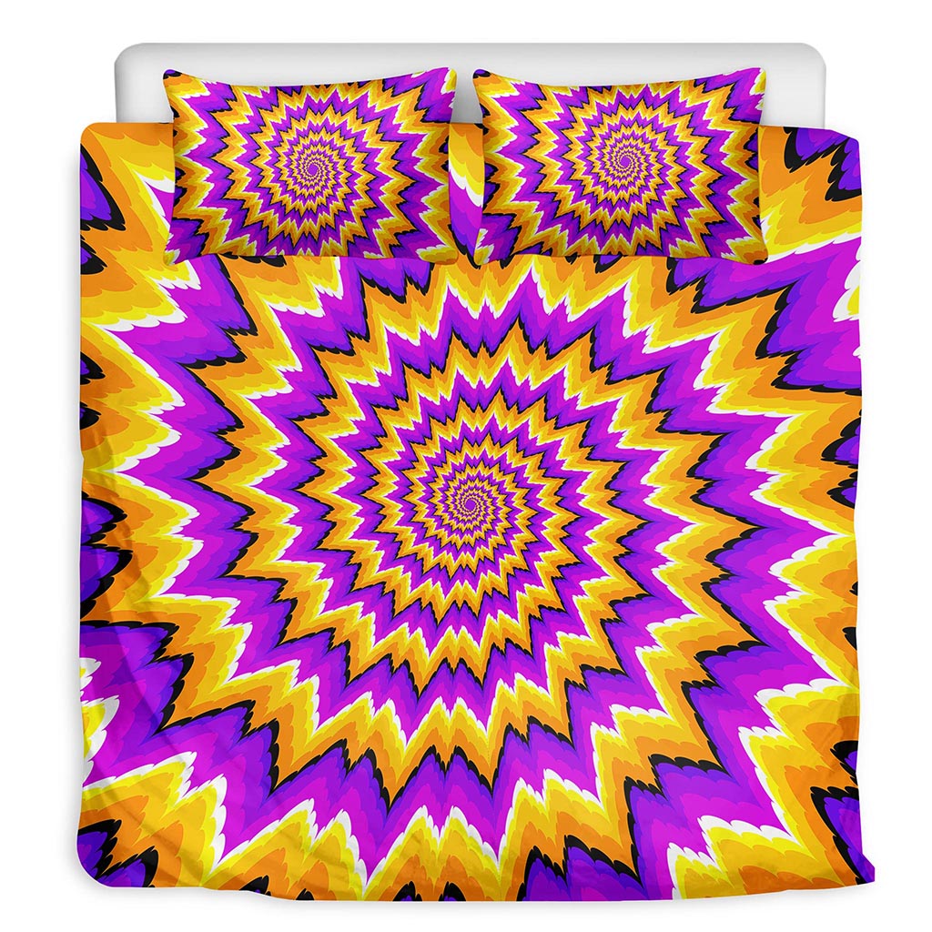 Spiral Expansion Moving Optical Illusion Duvet Cover Bedding Set