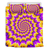 Spiral Expansion Moving Optical Illusion Duvet Cover Bedding Set