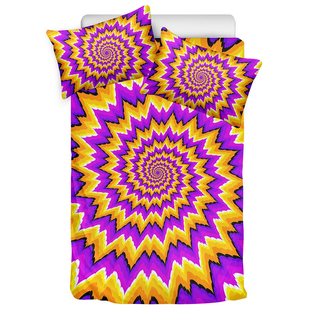 Spiral Expansion Moving Optical Illusion Duvet Cover Bedding Set