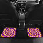 Spiral Expansion Moving Optical Illusion Front and Back Car Floor Mats