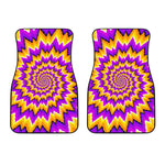 Spiral Expansion Moving Optical Illusion Front Car Floor Mats