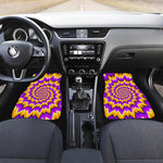 Spiral Expansion Moving Optical Illusion Front Car Floor Mats