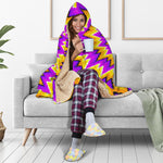 Spiral Expansion Moving Optical Illusion Hooded Blanket