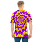 Spiral Expansion Moving Optical Illusion Men's T-Shirt