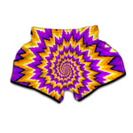 Spiral Expansion Moving Optical Illusion Muay Thai Boxing Shorts