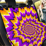 Spiral Expansion Moving Optical Illusion Pet Car Back Seat Cover