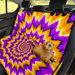 Spiral Expansion Moving Optical Illusion Pet Car Back Seat Cover