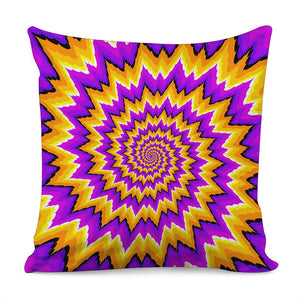 Spiral Expansion Moving Optical Illusion Pillow Cover