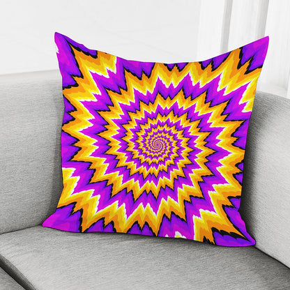 Spiral Expansion Moving Optical Illusion Pillow Cover