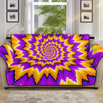 Spiral Expansion Moving Optical Illusion Sofa Protector