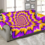 Spiral Expansion Moving Optical Illusion Sofa Protector