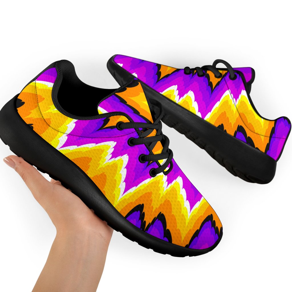 Spiral Expansion Moving Optical Illusion Sport Shoes GearFrost