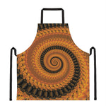 Spiral Fractal Print Apron