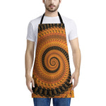 Spiral Fractal Print Apron