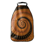 Spiral Fractal Print Car Seat Organizers