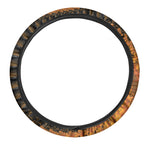 Spiral Fractal Print Car Steering Wheel Cover