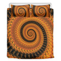 Spiral Fractal Print Duvet Cover Bedding Set