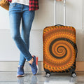 Spiral Fractal Print Luggage Cover