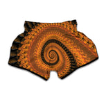 Spiral Fractal Print Muay Thai Boxing Shorts