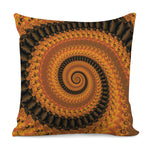 Spiral Fractal Print Pillow Cover