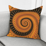 Spiral Fractal Print Pillow Cover