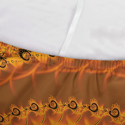 Spiral Fractal Print Sofa Cover