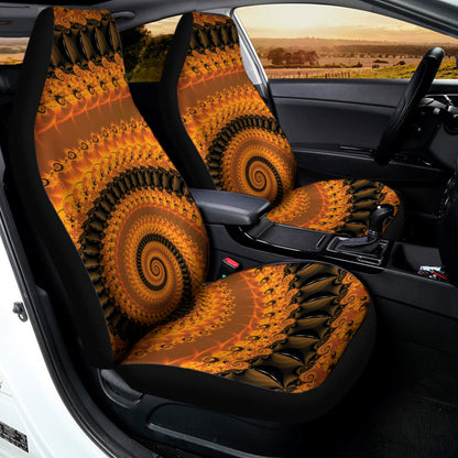 Spiral Fractal Print Universal Fit Car Seat Covers