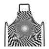 Spiral Illusory Motion Print Apron