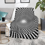 Spiral Illusory Motion Print Blanket