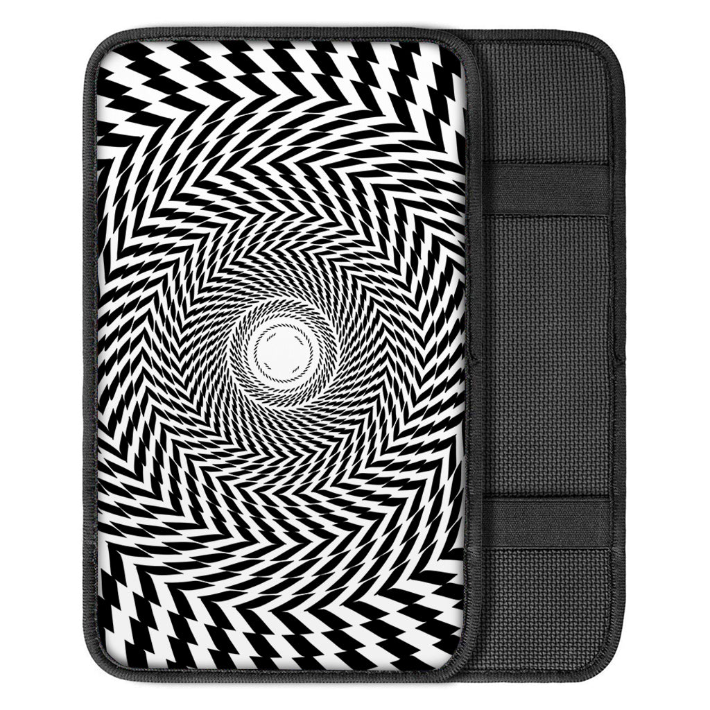 Spiral Illusory Motion Print Car Center Console Cover