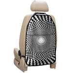 Spiral Illusory Motion Print Car Seat Organizers