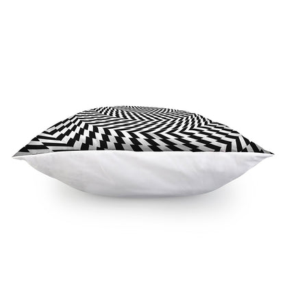 Spiral Illusory Motion Print Pillow Cover