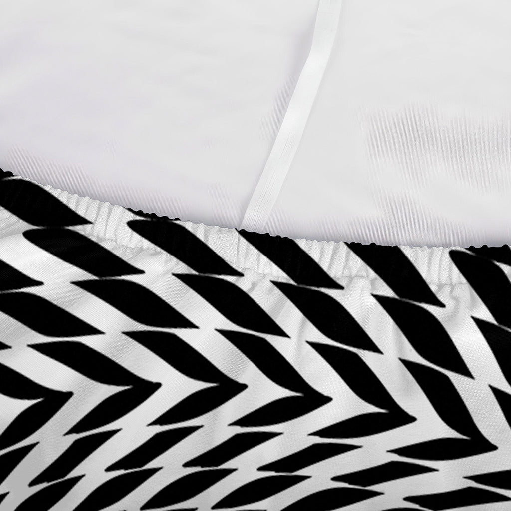 Spiral Illusory Motion Print Sofa Cover