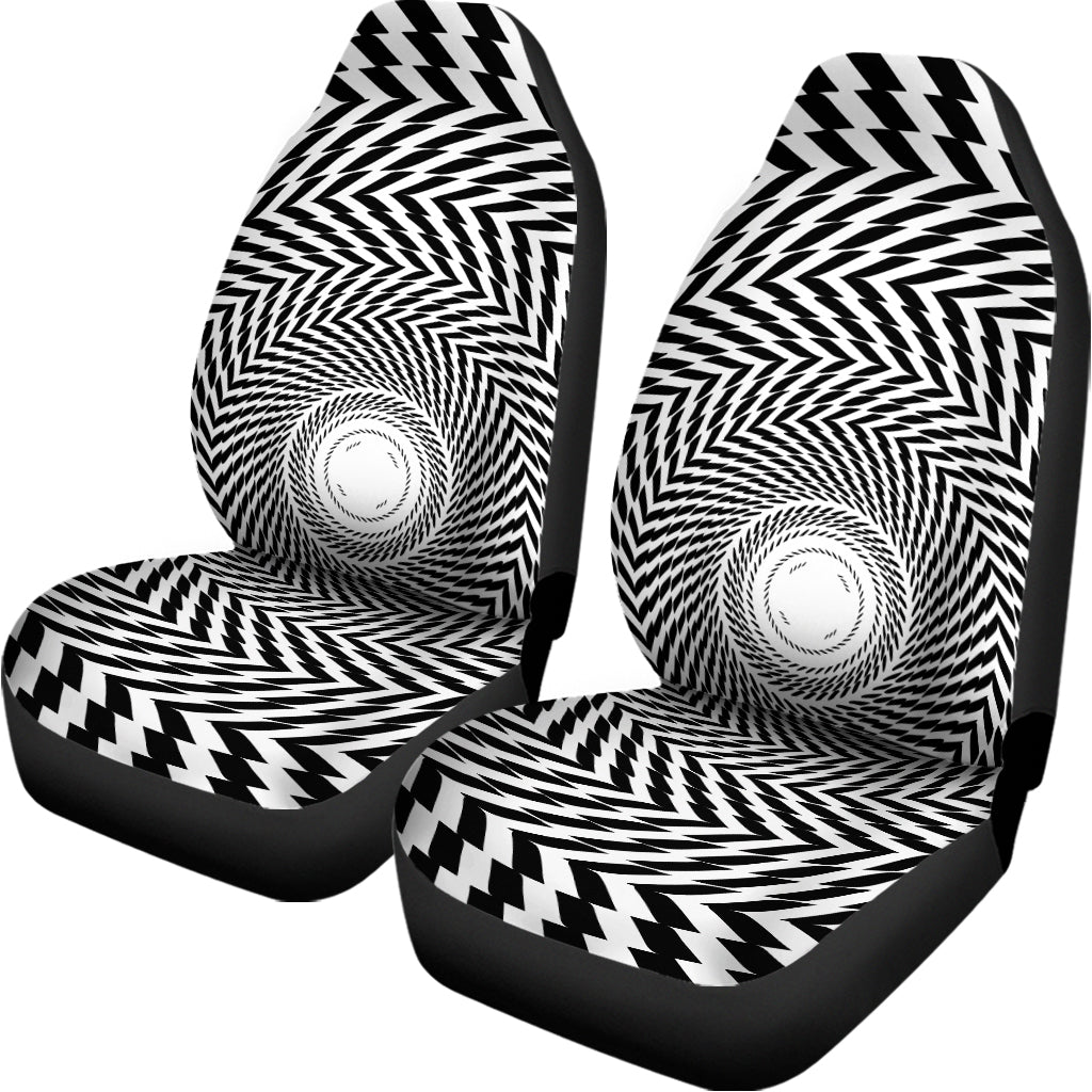 Spiral Illusory Motion Print Universal Fit Car Seat Covers