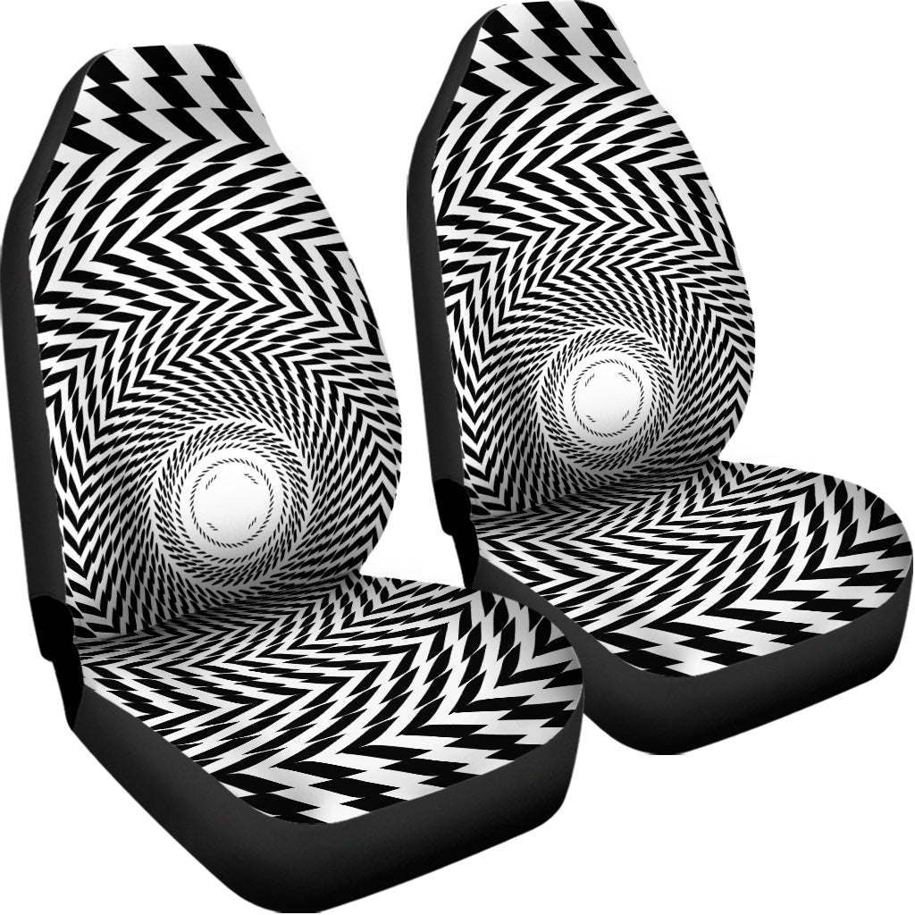 Spiral Illusory Motion Print Universal Fit Car Seat Covers