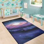 Spiral Milky Way Print Area Rug