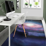Spiral Milky Way Print Area Rug