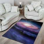 Spiral Milky Way Print Area Rug