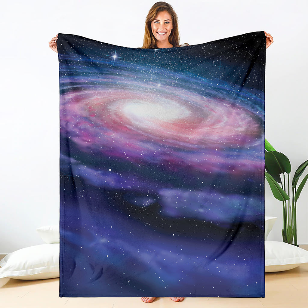 Spiral Milky Way Print Blanket