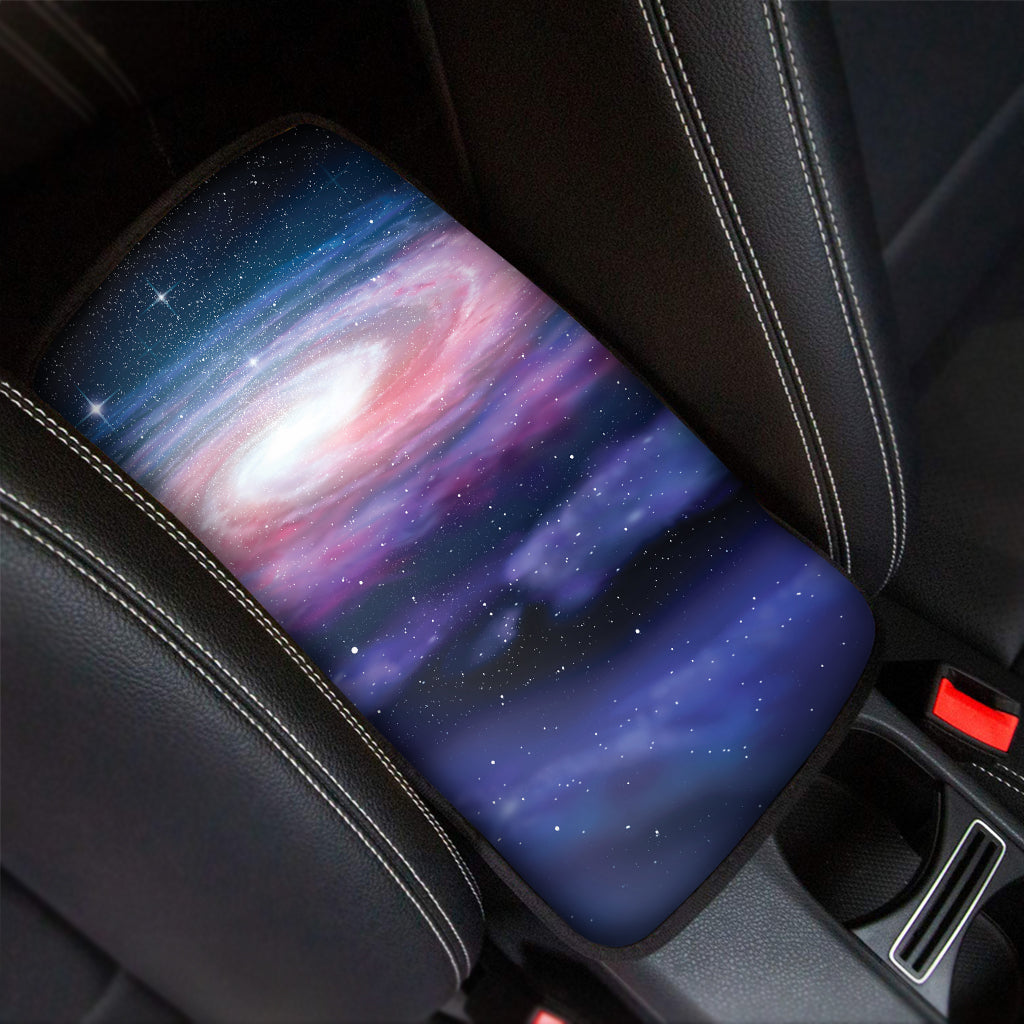 Spiral Milky Way Print Car Center Console Cover
