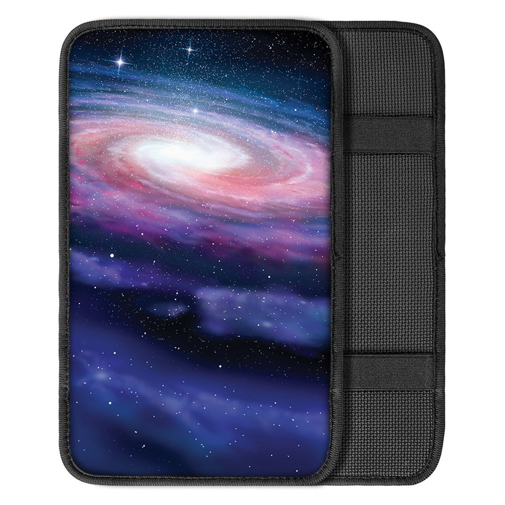 Spiral Milky Way Print Car Center Console Cover