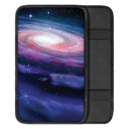 Spiral Milky Way Print Car Center Console Cover