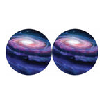 Spiral Milky Way Print Car Coasters