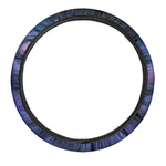 Spiral Milky Way Print Car Steering Wheel Cover