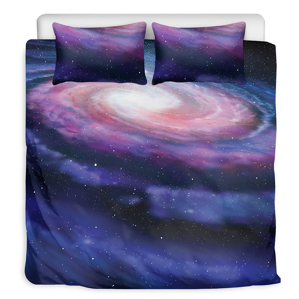 Spiral Milky Way Print Duvet Cover Bedding Set