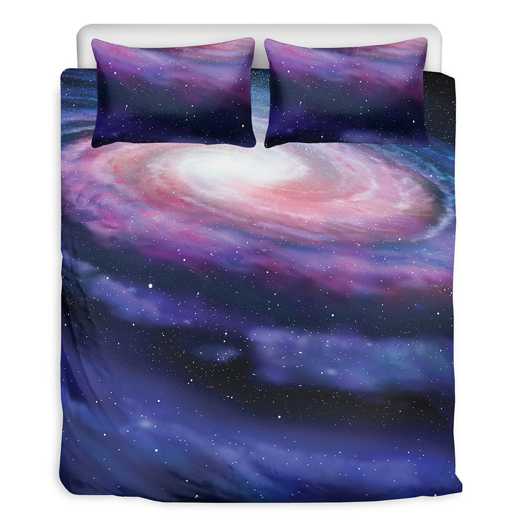 Spiral Milky Way Print Duvet Cover Bedding Set